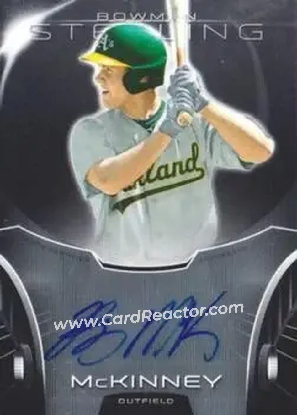 2013 Bowman Sterling - Prospect Autographs #BSAP-BM - Billy McKinney - Oakland Athletics - Front