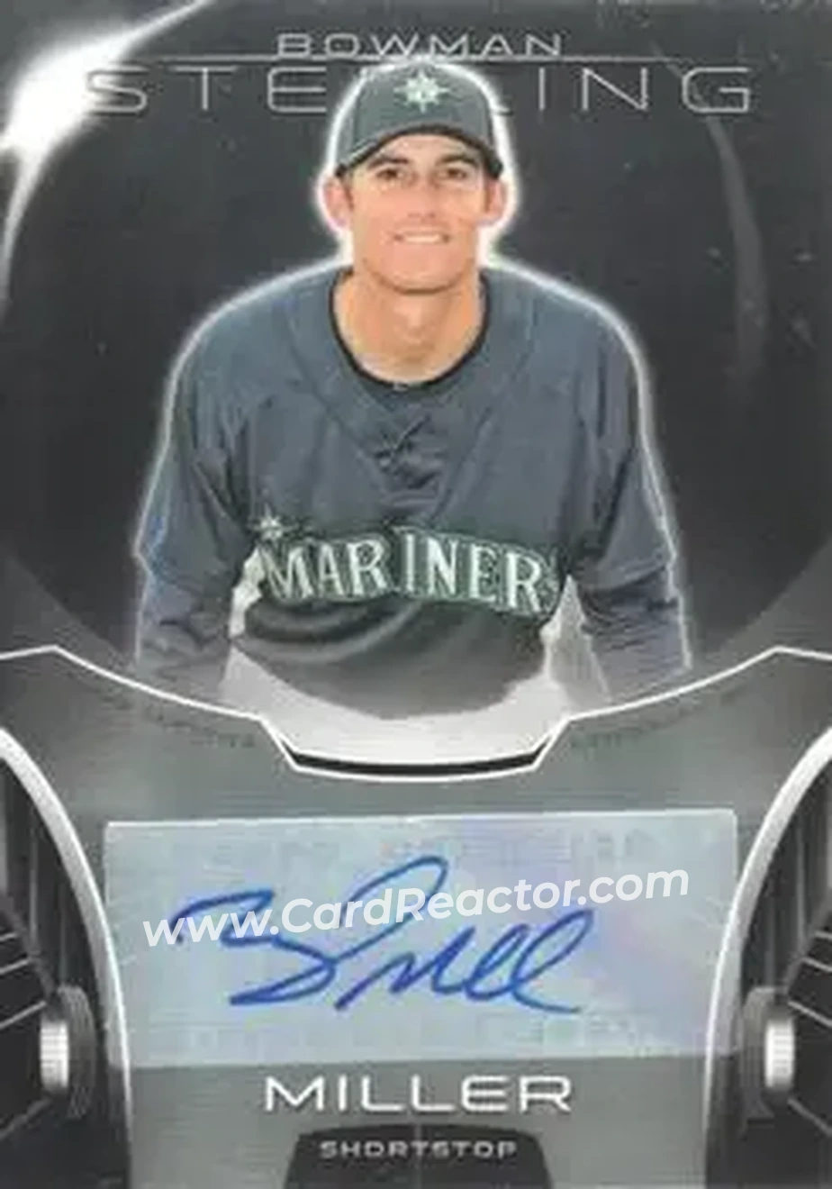 2013 Bowman Sterling - Prospect Autographs #BSAP-BMI - Brad Miller - Seattle Mariners - Front