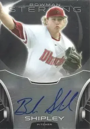 2013 Bowman Sterling - Prospect Autographs #BSAP-BS - Braden Shipley - Arizona Diamondbacks