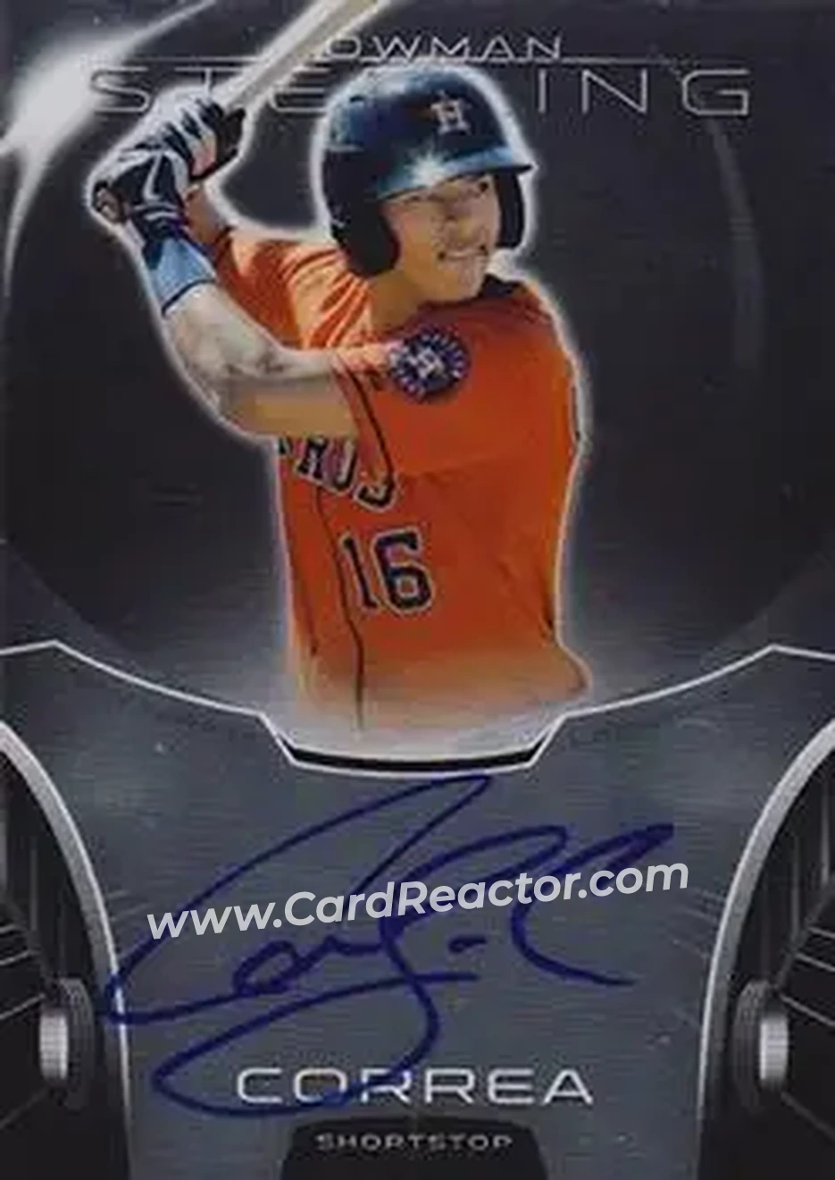 2013 Bowman Sterling - Prospect Autographs #BSAP-CC - Carlos Correa - Houston Astros - Front