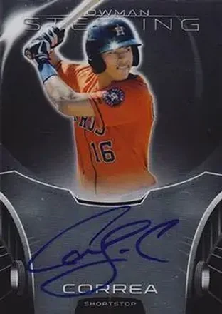 2013 Bowman Sterling #BSAP-CC Prospect Autographs Carlos Correa