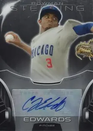 2013 Bowman Sterling #BSAP-CE Prospect Autographs C.J. Edwards