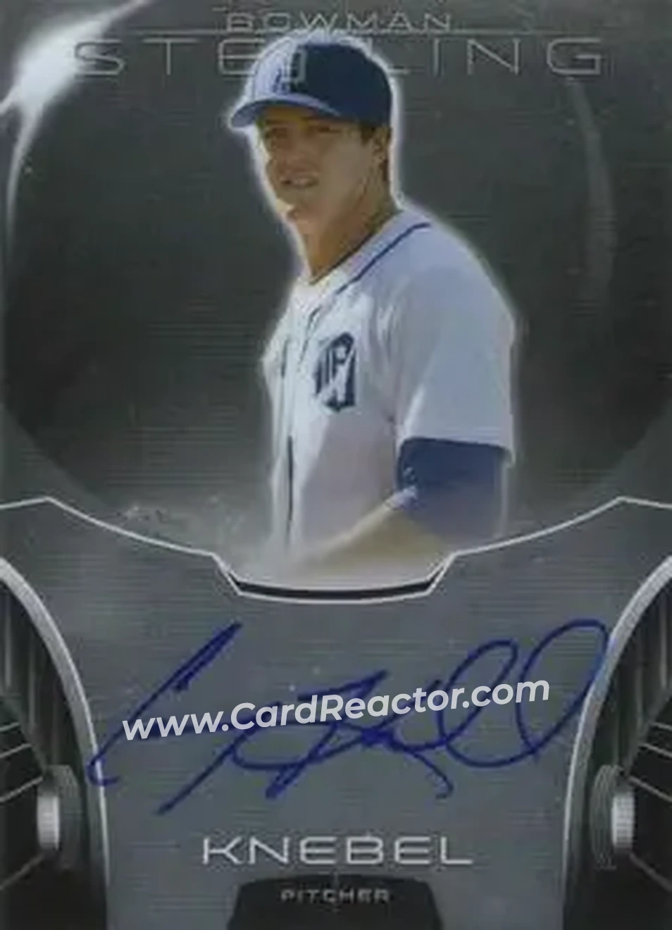 2013 Bowman Sterling - Prospect Autographs #BSAP-CK - Corey Knebel - Detroit Tigers - Front 2013 Bowman Sterling - Prospect Autographs #BSAP-CK - Corey Knebel - Detroit Tigers - Front