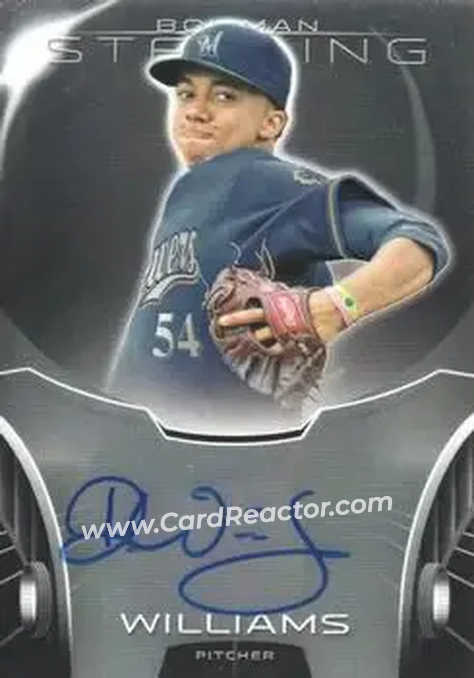 2013 Bowman Sterling - Prospect Autographs #BSAP-DW - Devin Williams - Milwaukee Brewers - Front