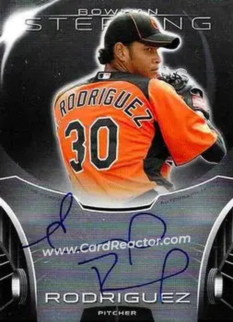 2013 Bowman Sterling - Prospect Autographs #BSAP-ER - Eduardo Rodriguez - Baltimore Orioles - Front