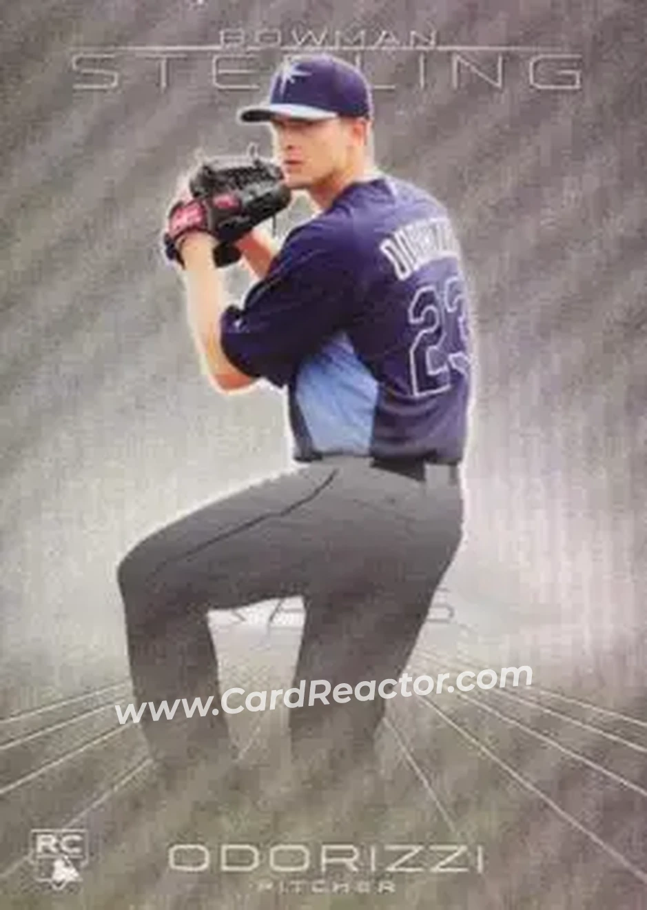 2013 Bowman Sterling - Refractors #15 - Jake Odorizzi - Tampa Bay Rays - Front