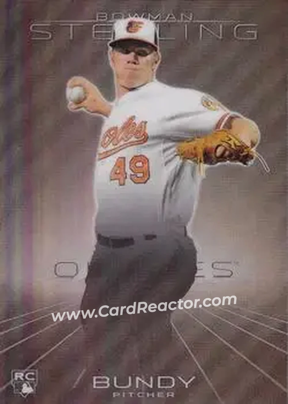 2013 Bowman Sterling - Refractors #19 - Dylan Bundy - Baltimore Orioles - Front