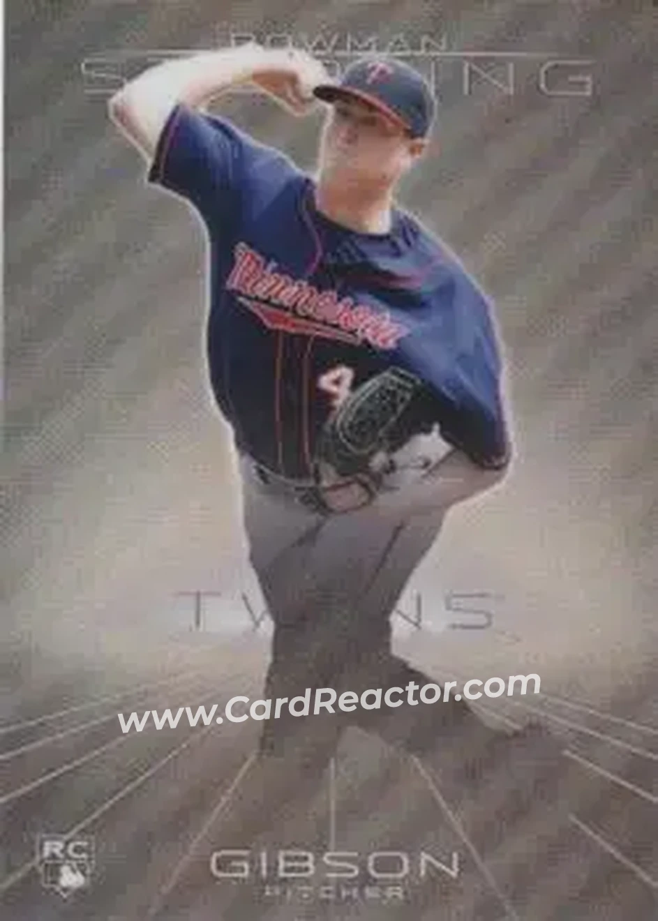 2013 Bowman Sterling - Refractors #44 - Kyle Gibson - Minnesota Twins - Front