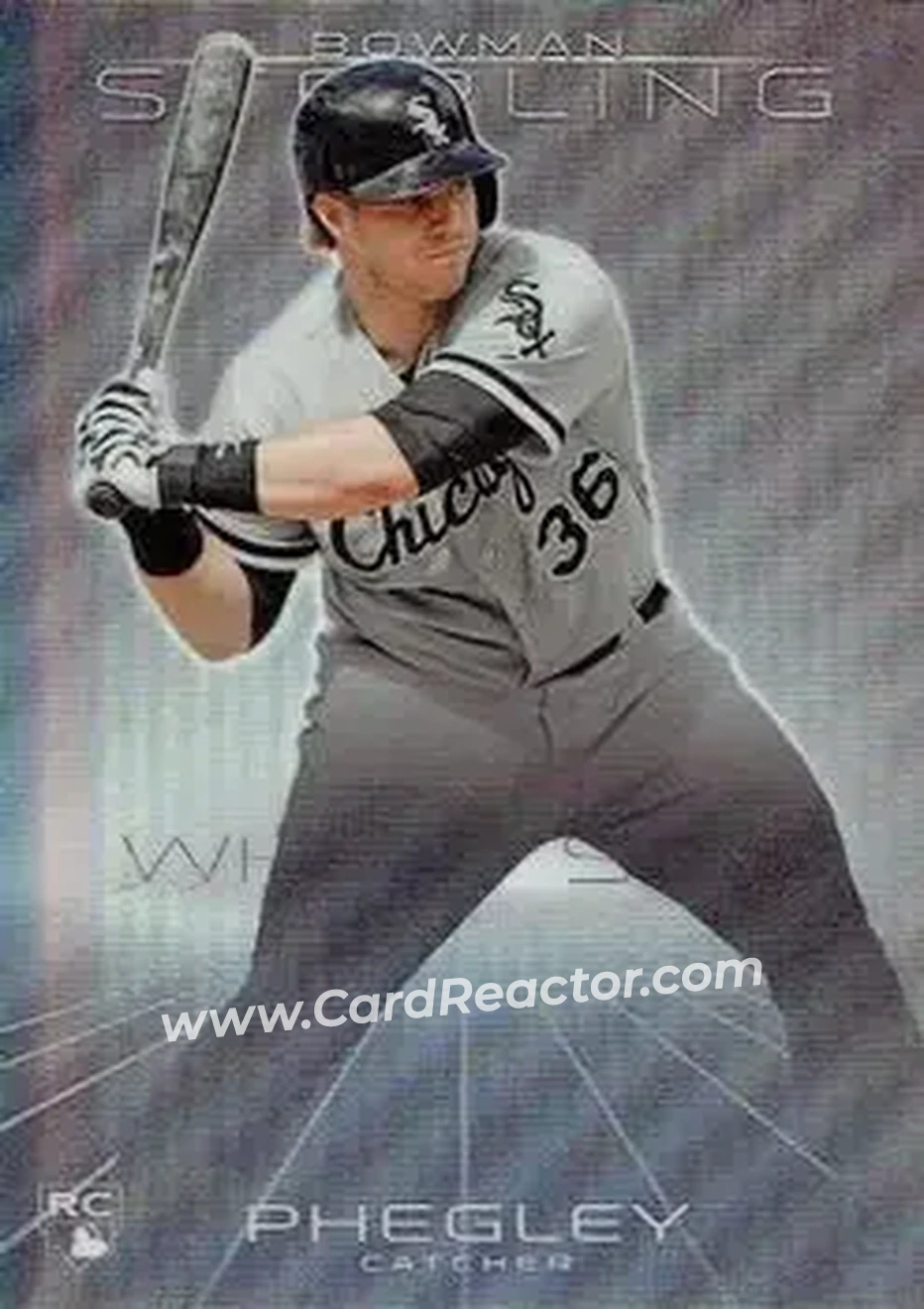2013 Bowman Sterling - Refractors #45 - Josh Phegley - Chicago White Sox - Front