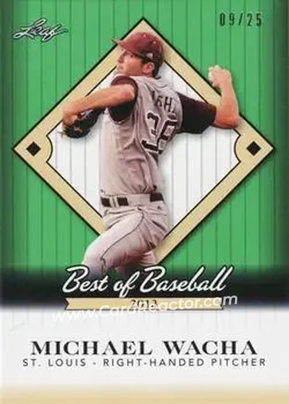 2013 Leaf Best of Baseball #B-MW2 - Michael Wacha - St. Louis Cardinals - Front