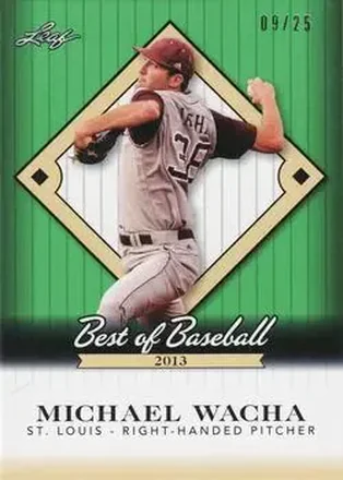 2013 Leaf Best of Baseball #B-MW2 - Michael Wacha - St. Louis Cardinals