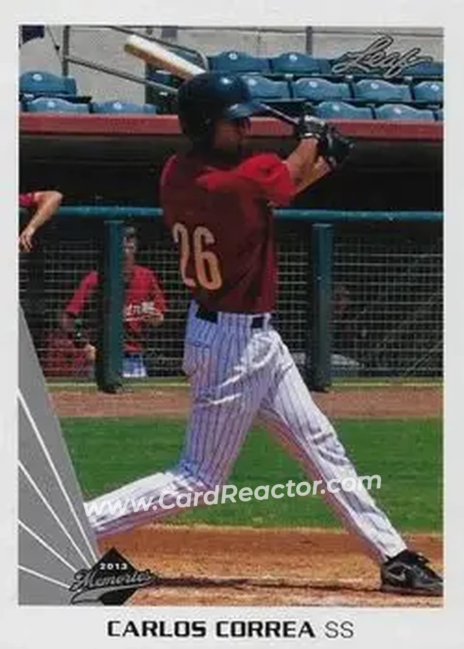 2013 Leaf Memories #B-CC1 - Carlos Correa - Front 2013 Leaf Memories #B-CC1 - Carlos Correa - Front