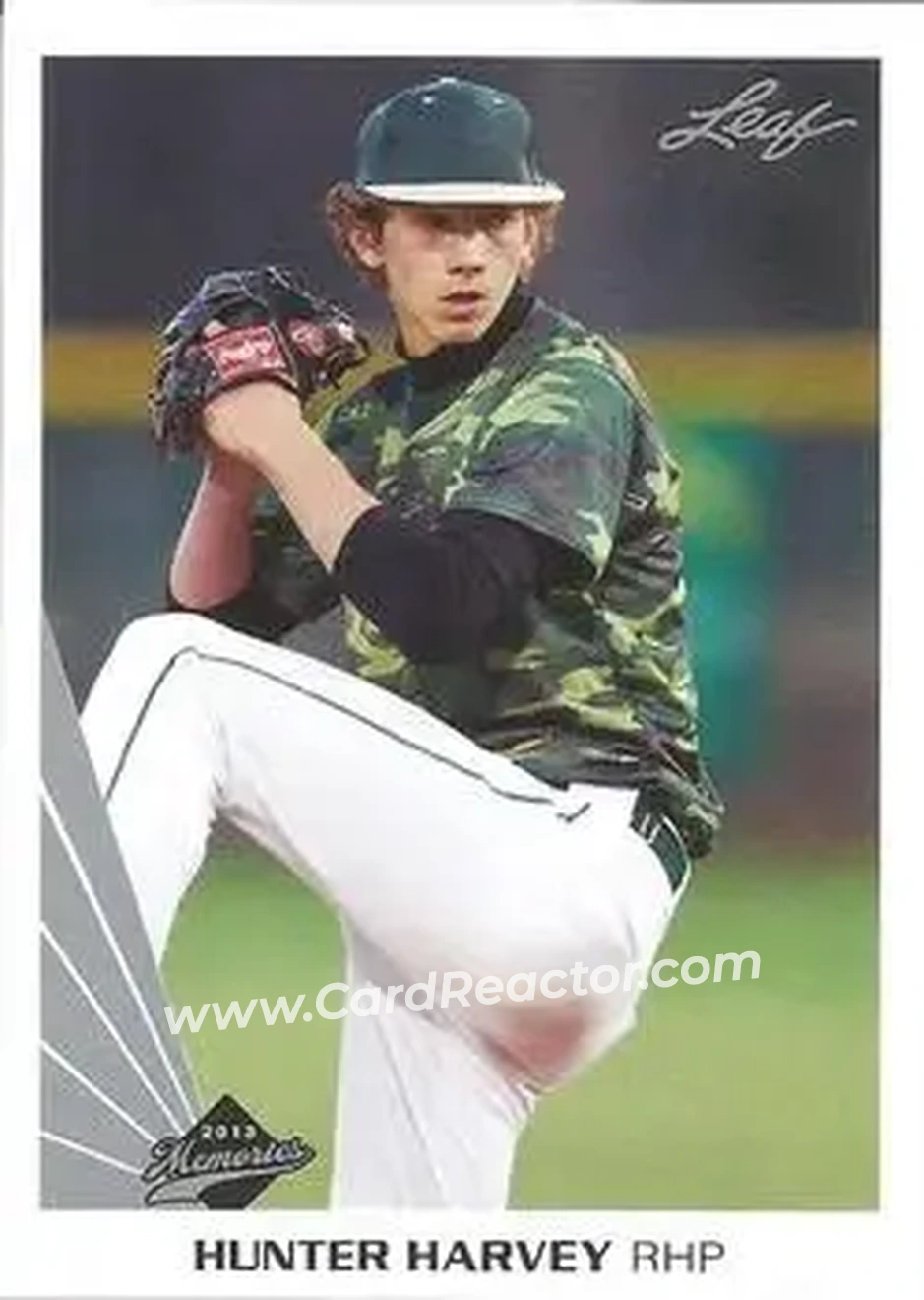 2013 Leaf Memories #B-HH1 - Hunter Harvey - Front