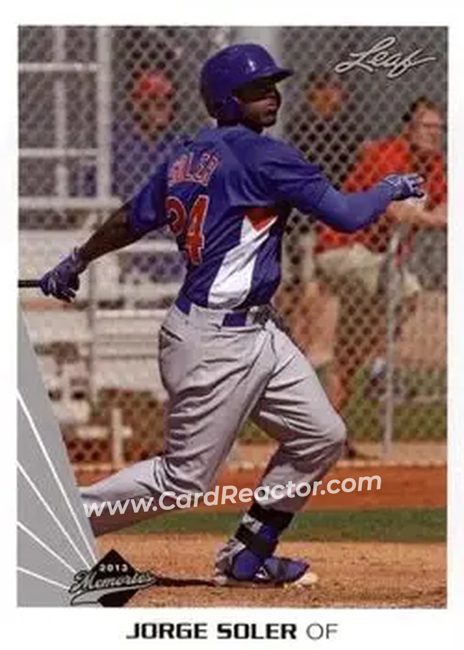2013 Leaf Memories #B-JS1 - Jorge Soler - Front
