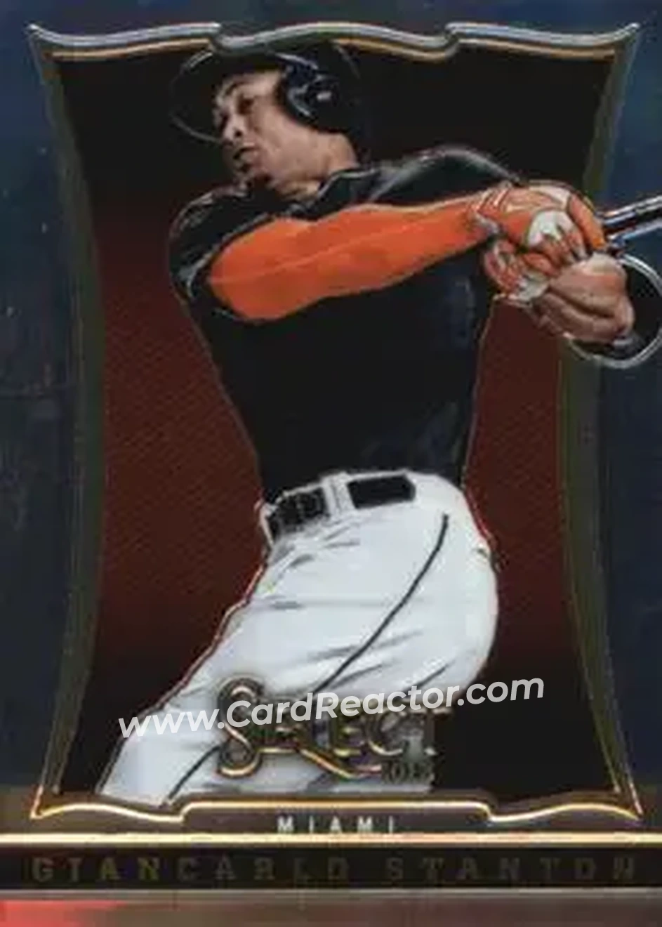 2013 Panini Select #3 - Giancarlo Stanton - Miami Marlins - Front