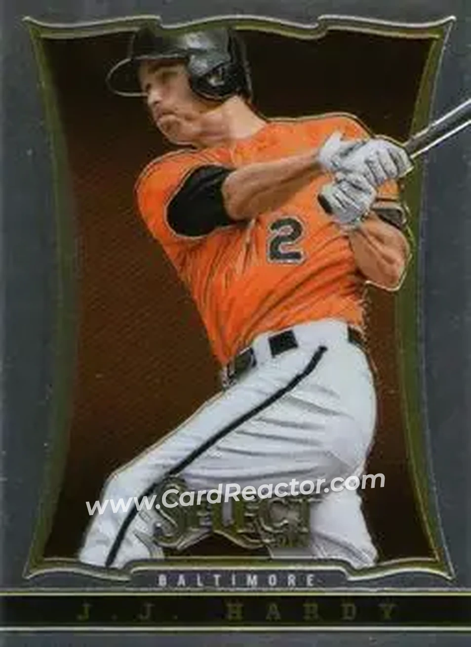 2013 Panini Select #12 - J.J. Hardy - Baltimore Orioles - Front
