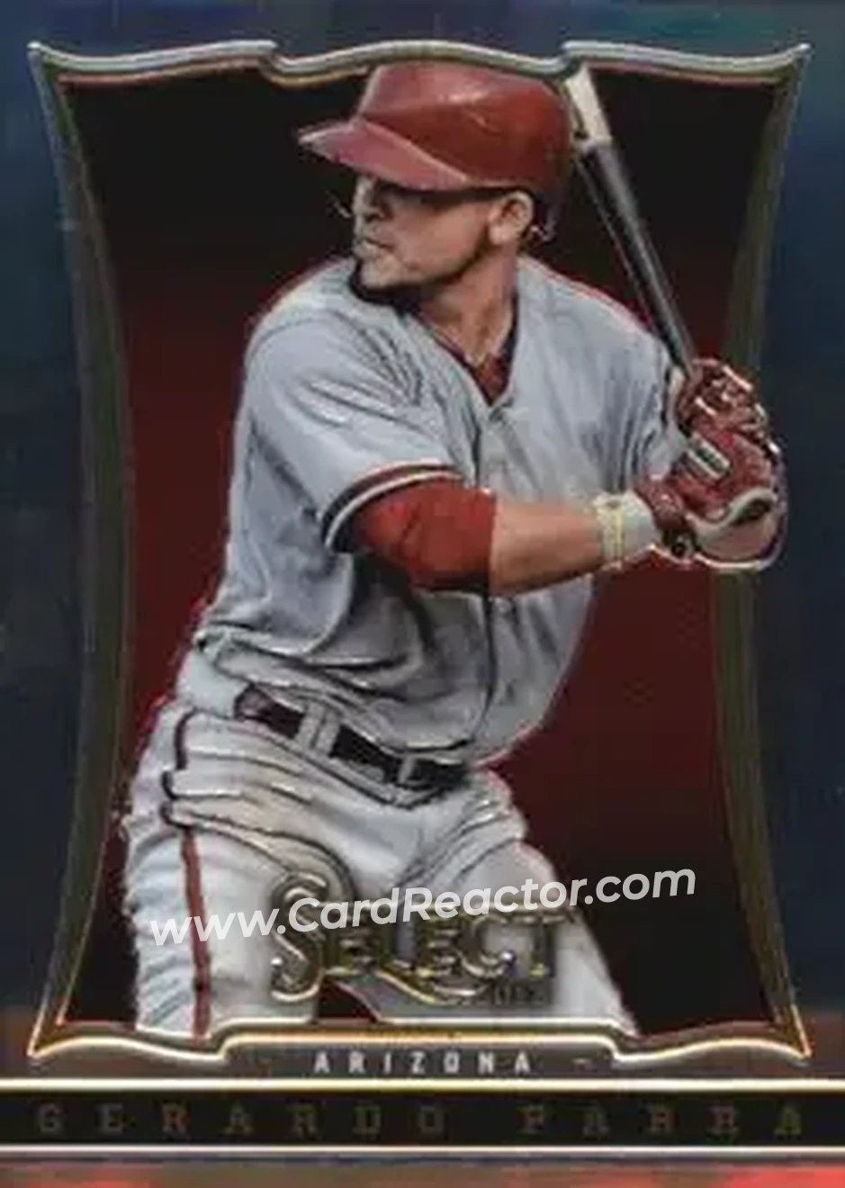2013 Panini Select #17 - Gerardo Parra - Arizona Diamondbacks - Front