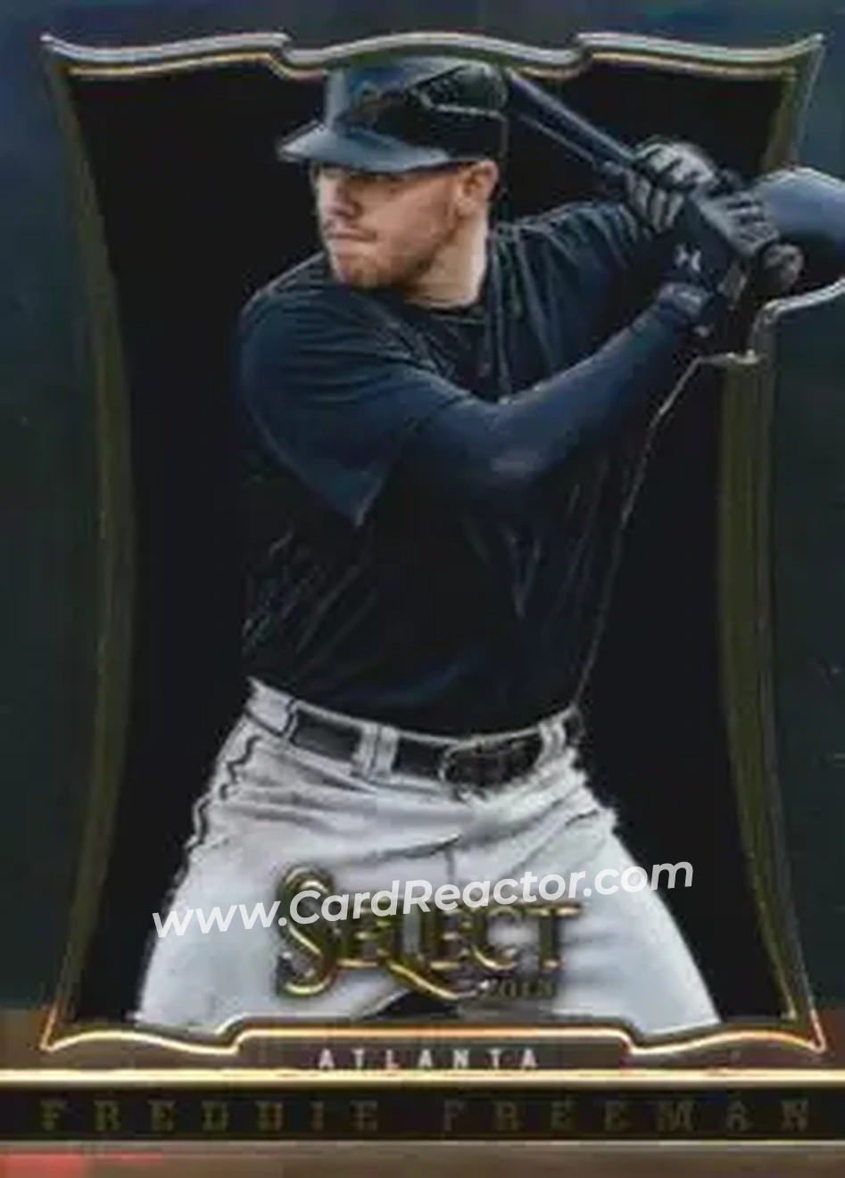2013 Panini Select #21 - Freddie Freeman - Atlanta Braves - Front