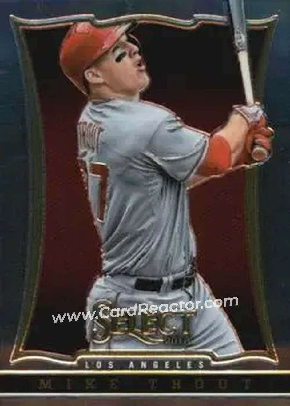 2013 Panini Select #22 - Mike Trout - Los Angeles Angels - Front