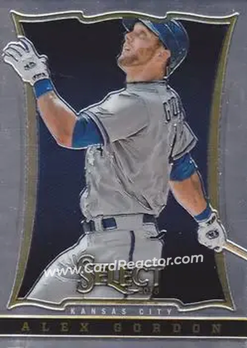 2013 Panini Select #26 - Alex Gordon - Kansas City Royals - Front