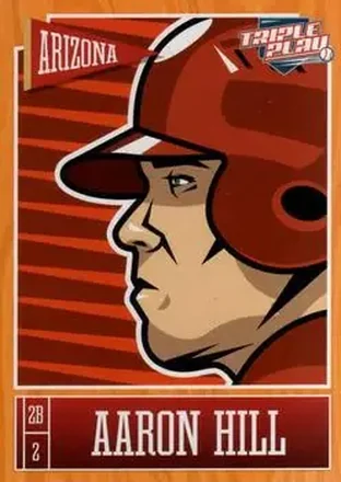 2013 Panini Triple Play #1 Aaron Hill