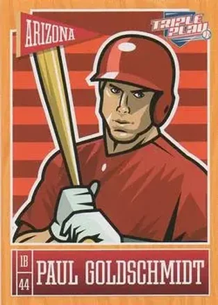 2013 Panini Triple Play #3 Paul Goldschmidt