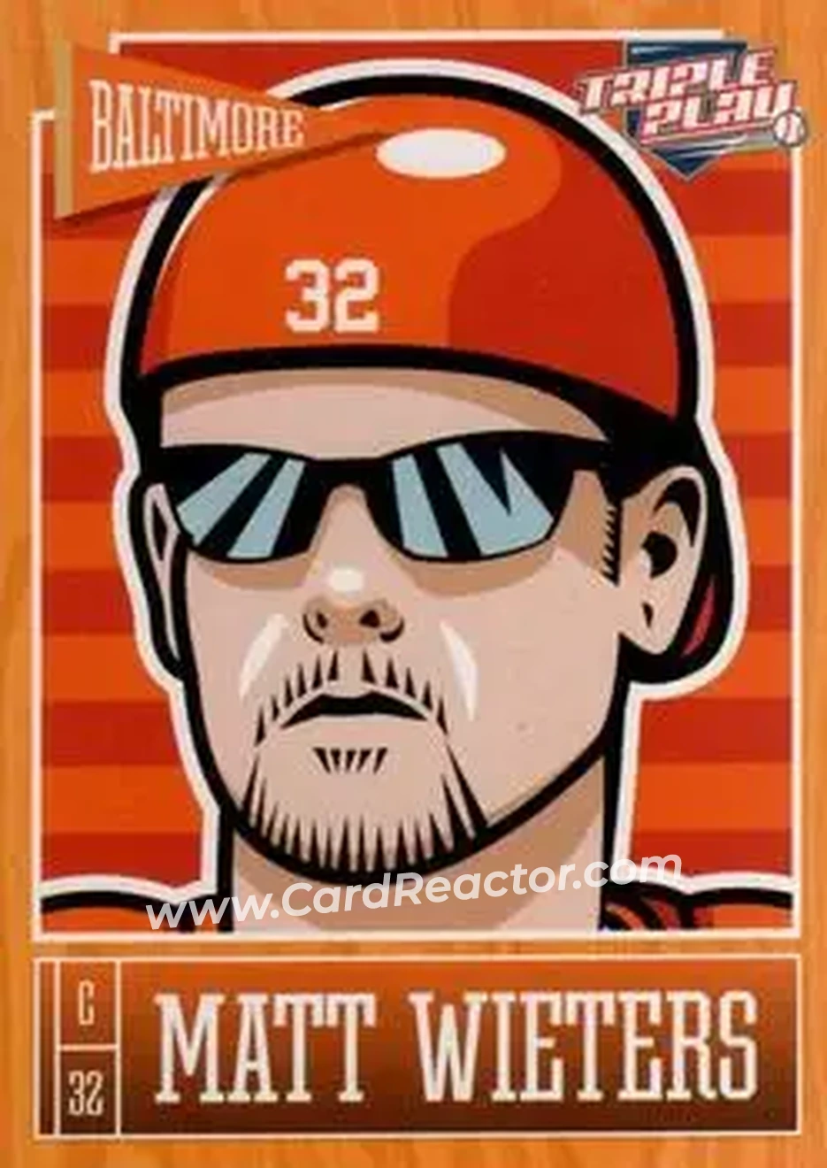 2013 Panini Triple Play #9 - Matt Wieters - Baltimore Orioles - Front