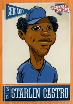 2013 Panini Triple Play #13 Starlin Castro