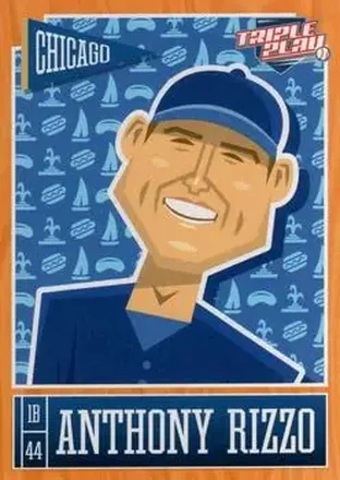 2013 Panini Triple Play #14 Anthony Rizzo