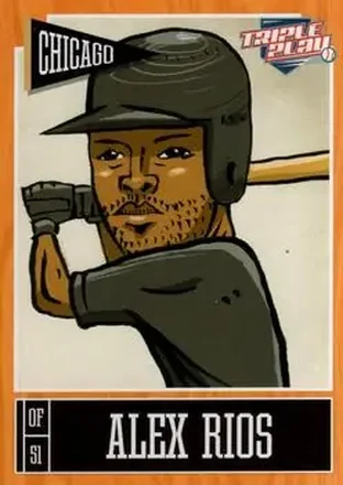 2013 Panini Triple Play #18 Alex Rios