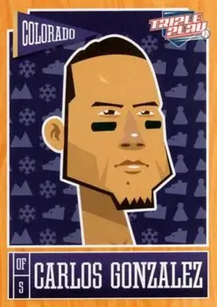 2013 Panini Triple Play #24 Carlos Gonzalez