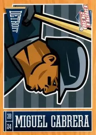 2013 Panini Triple Play #28 - Miguel Cabrera - Detroit Tigers