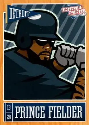 2013 Panini Triple Play #29 - Prince Fielder - Detroit Tigers
