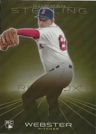 2013 Bowman Sterling #24 Gold Refractors Allen Webster