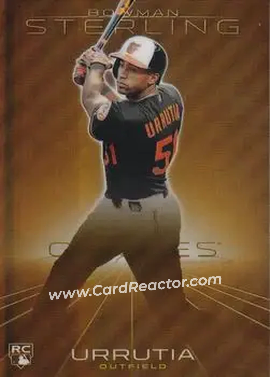 2013 Bowman Sterling - Gold Refractors #40 - Henry Urrutia - Baltimore Orioles