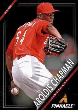 2013 Pinnacle #1 - Aroldis Chapman - Cincinnati Reds