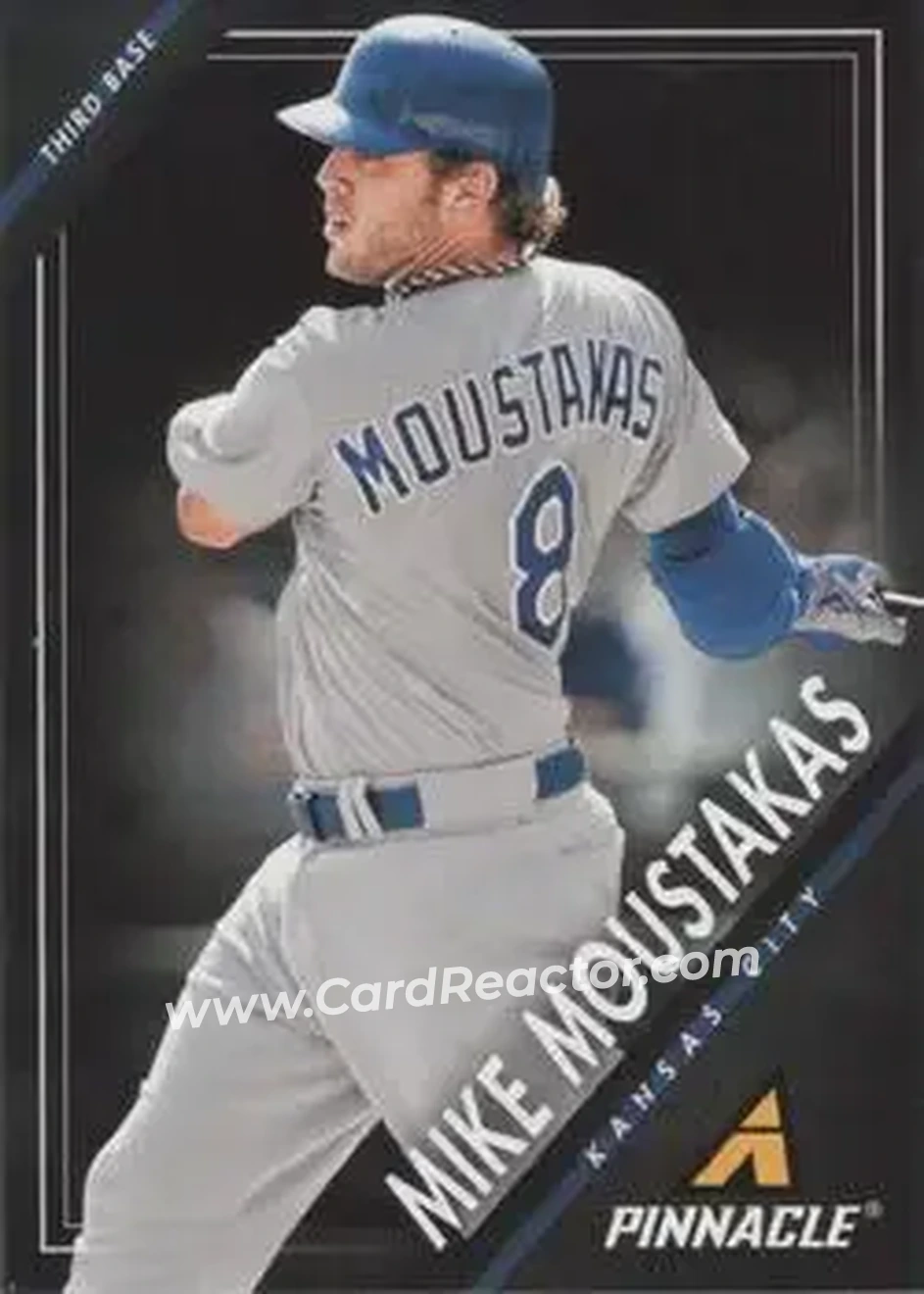 2013 Pinnacle #5 - Mike Moustakas - Kansas City Royals - Front