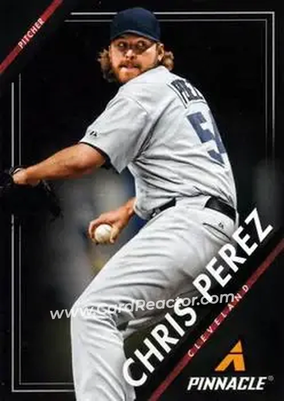 2013 Pinnacle #9 - Chris Perez - Cleveland Indians - Front
