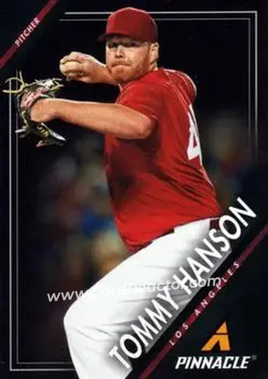 2013 Pinnacle #10 - Tommy Hanson - Los Angeles Angels - Front