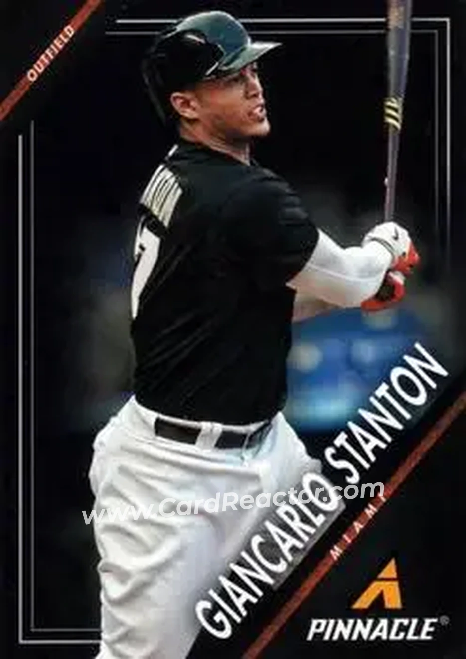 2013 Pinnacle #30 - Giancarlo Stanton - Miami Marlins - Front