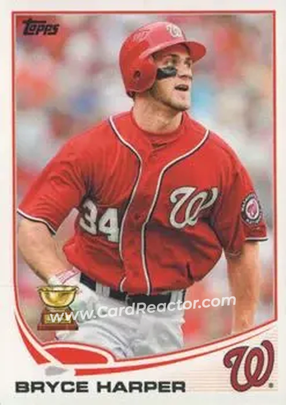 2013 Topps #1 - Bryce Harper - Washington Nationals - Front