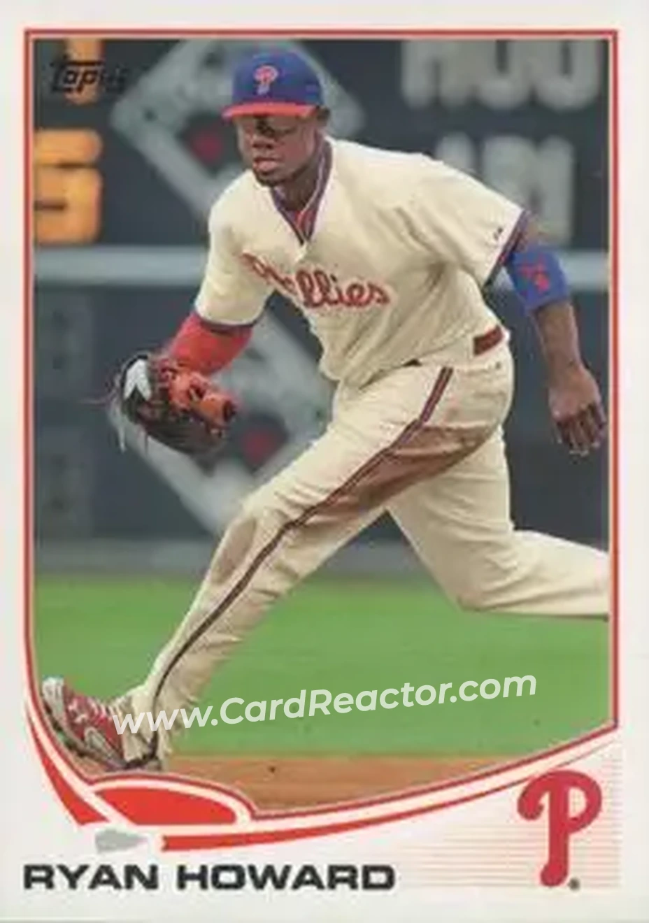 2013 Topps #6 - Ryan Howard - Philadelphia Phillies - Front
