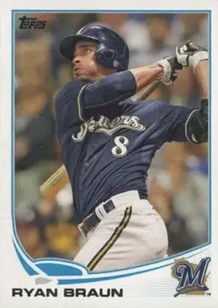 2013 Topps #8 - Ryan Braun - Milwaukee Brewers