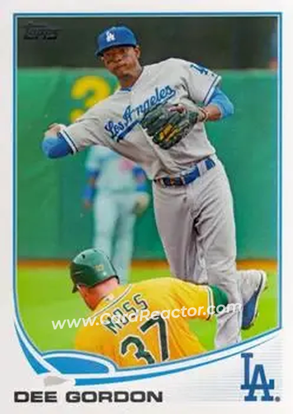 2013 Topps #9 - Dee Gordon - Los Angeles Dodgers - Front