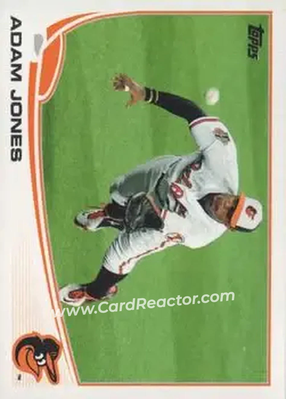 2013 Topps #10 - Adam Jones - Baltimore Orioles - Front 2013 Topps #10 - Adam Jones - Baltimore Orioles - Front