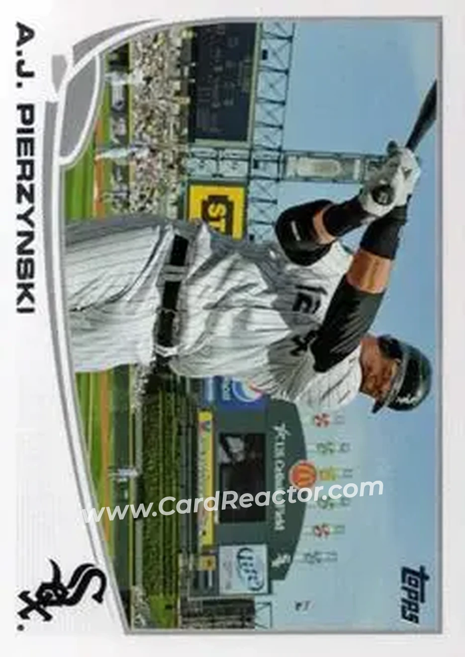 2013 Topps #12 - A.J. Pierzynski - Chicago White Sox - Front