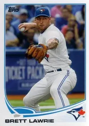 2013 Topps #13 - Brett Lawrie - Toronto Blue Jays