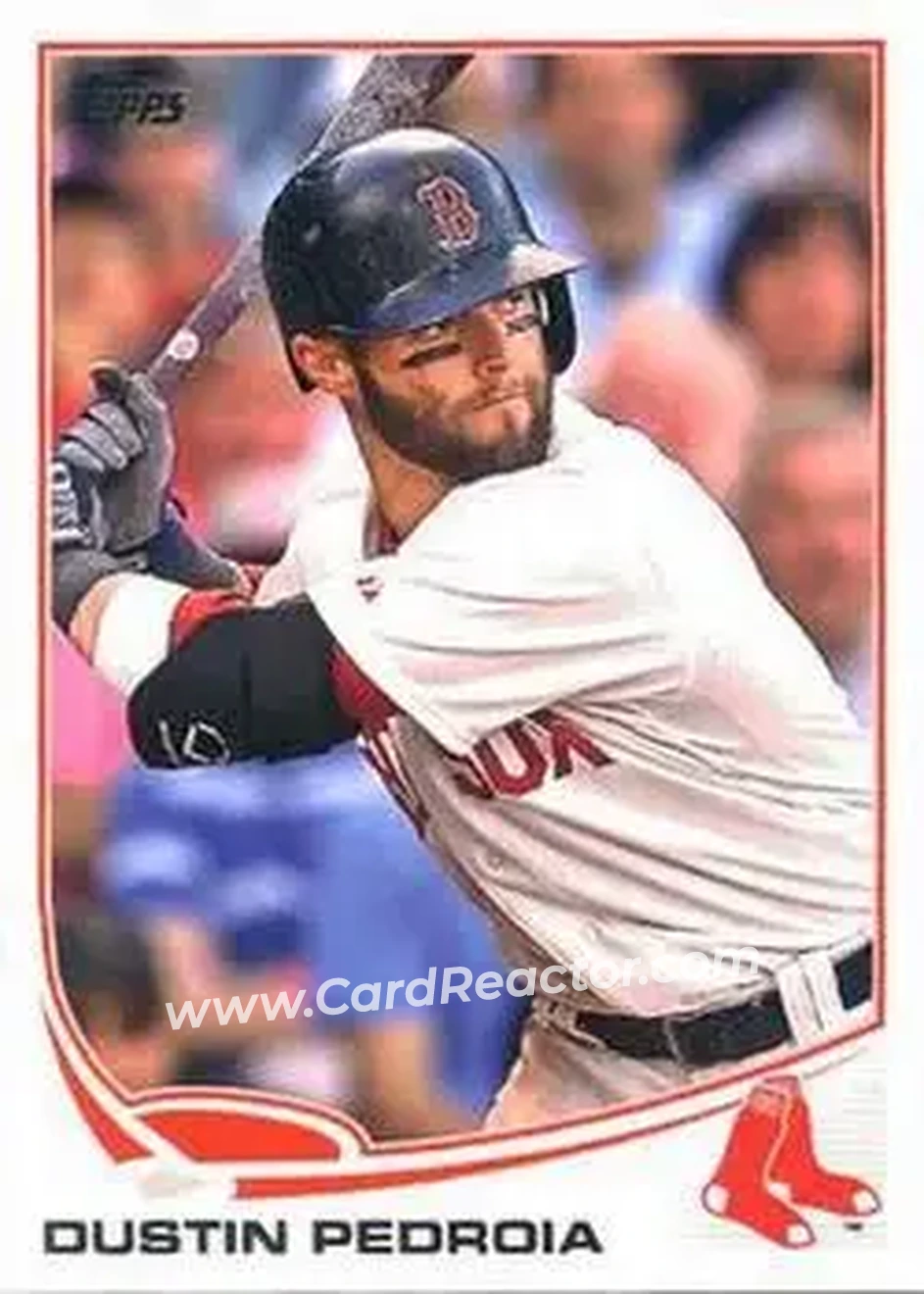 2013 Topps #15 - Dustin Pedroia - Boston Red Sox - Front