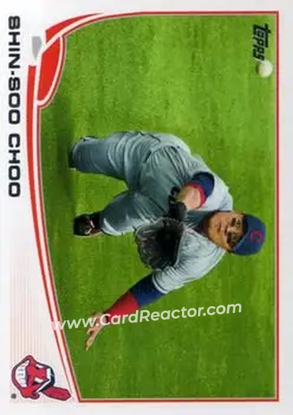 2013 Topps #17 - Shin-Soo Choo - Cleveland Indians - Front 2013 Topps #17 - Shin-Soo Choo - Cleveland Indians - Front