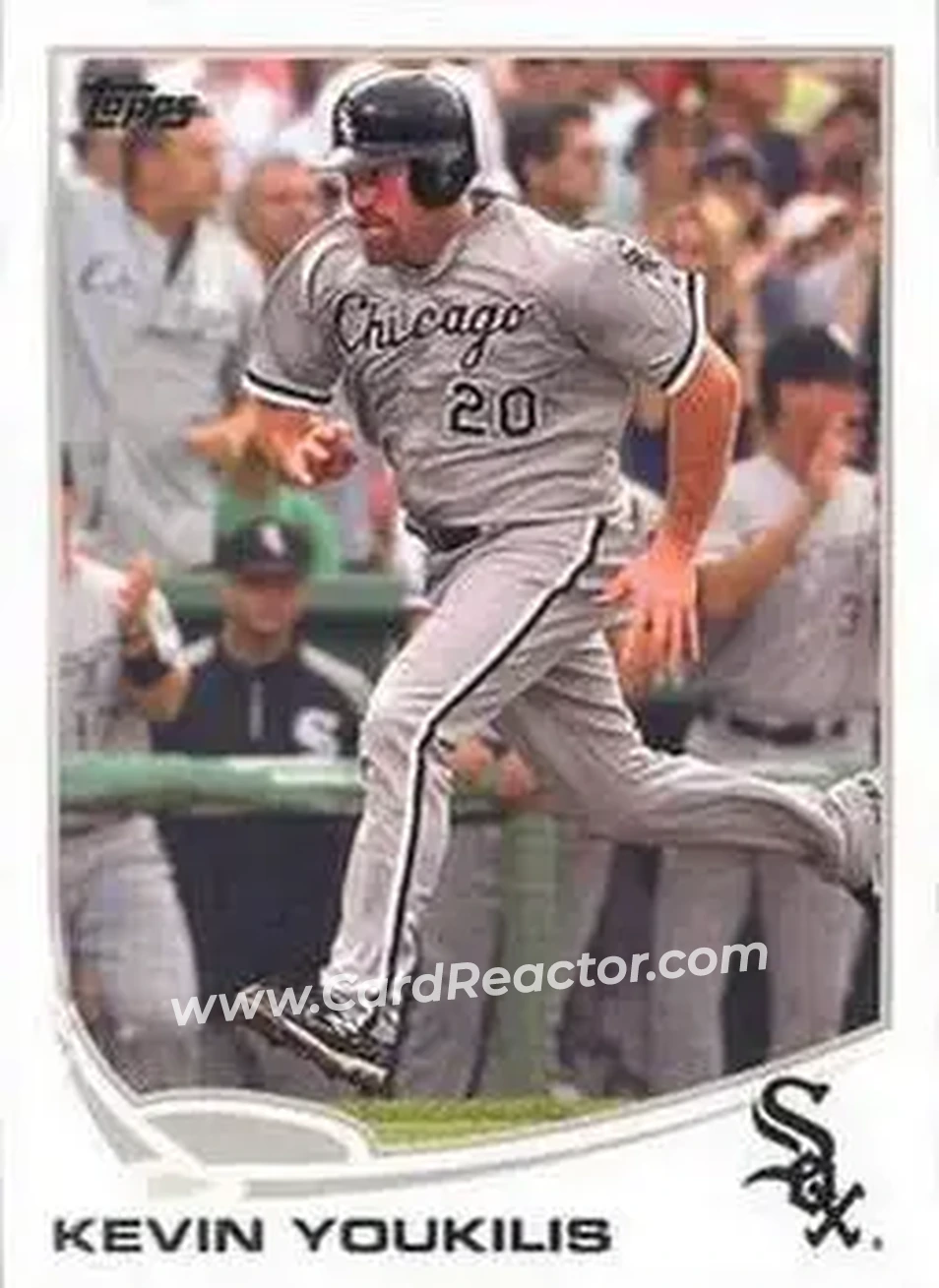 2013 Topps #20 - Kevin Youkilis - Chicago White Sox - Front